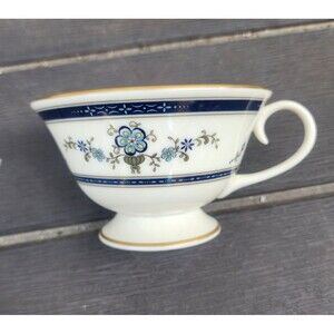 Gorham Fine China Teacup Spring Laurel Gold accent Made in USA